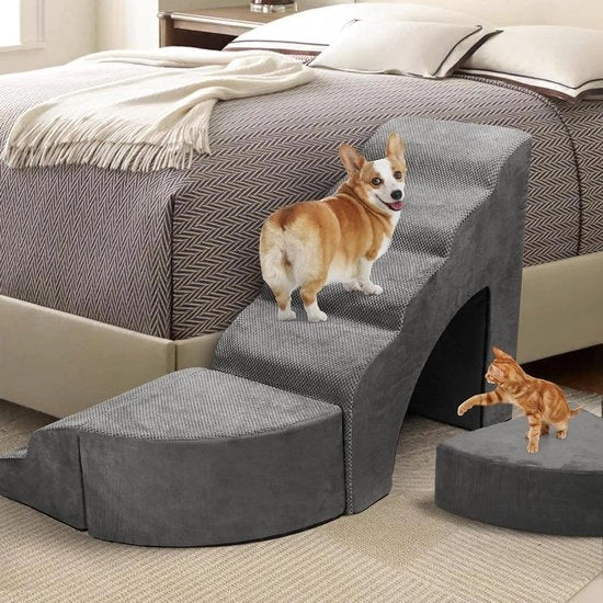 Scale per piccoli cani feriti - 6 gradini, H 73 cm
