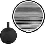 Pannello riflettente pieghevole 80 cm - Pannelli riflettenti pieghevoli con superficie riflettente a strisce - Alta resistenza - Affidabile e efficiente - Rilevamento danni