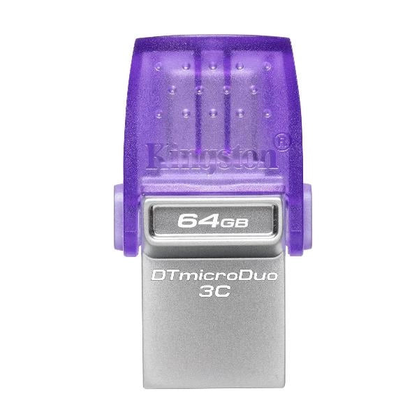 Kingston technology datatraveler 64gb microduo 3c 200mb/s dual usb-a + usb-c - DTDUO3CG3/64GB