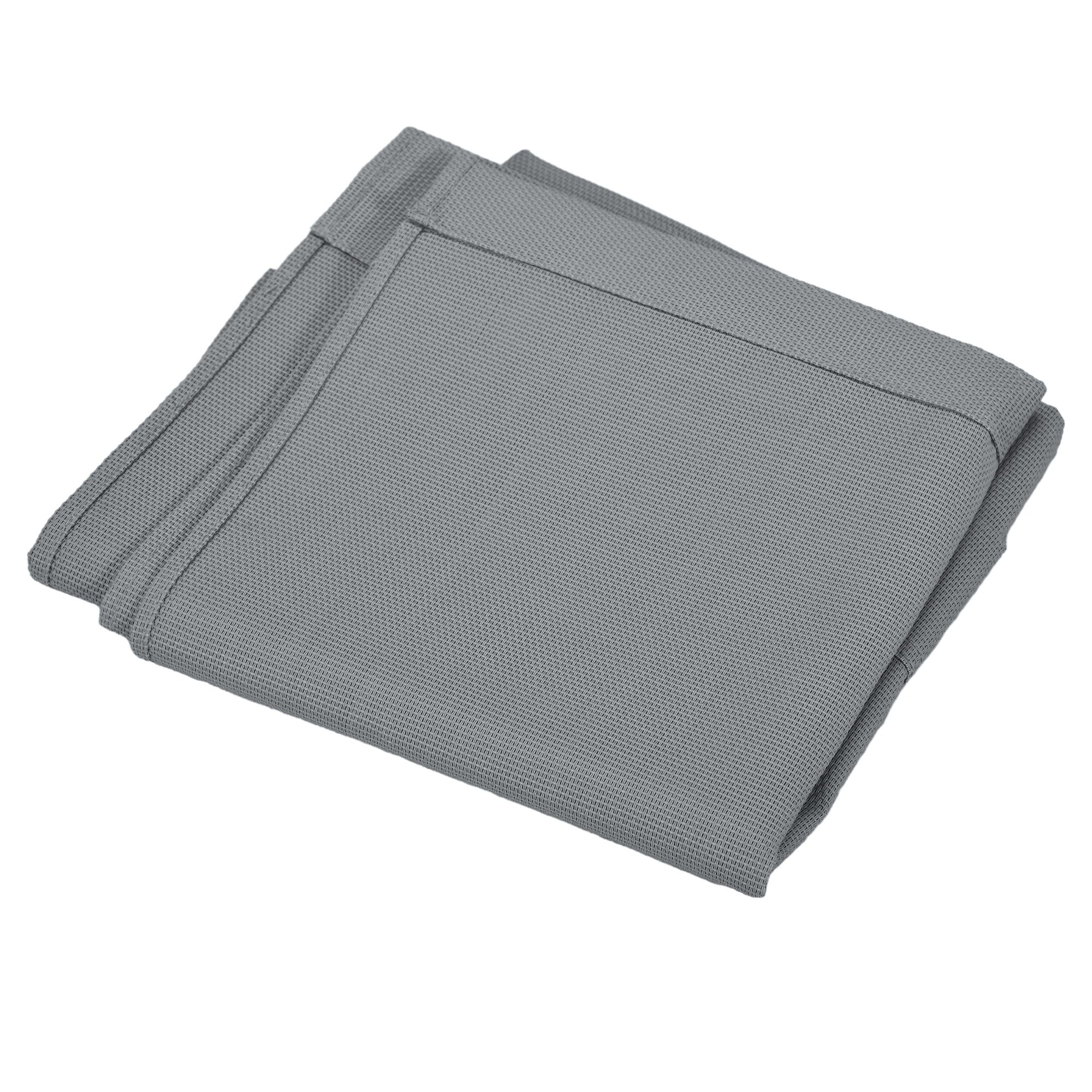 Coprisedile per Dondolo da Giardino 115x48x48cm in Tessuto a Rete Grigio Chiaro