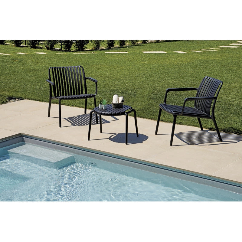 Poltrona Balcony Set Valencia Resina Antracite Moia