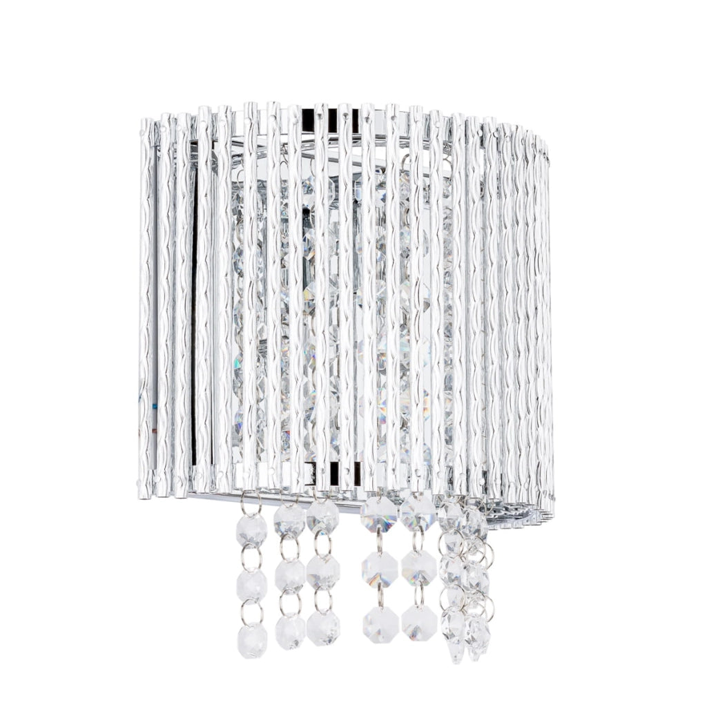 Applique glamour cristallo cromo Italux Anabella G9
