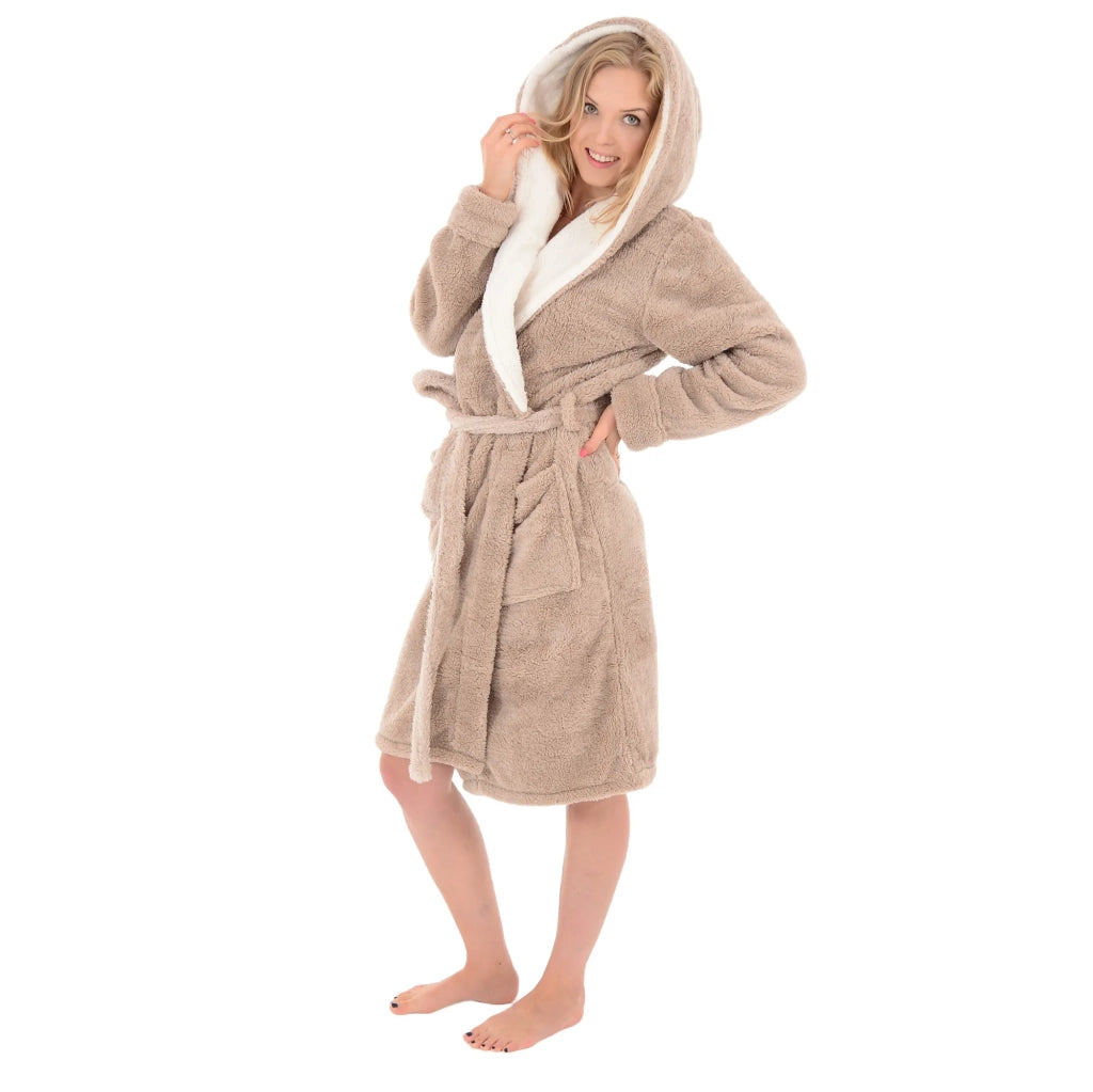 Accappatoio Da Donna Jordan Beige / Ekru Rozm.m