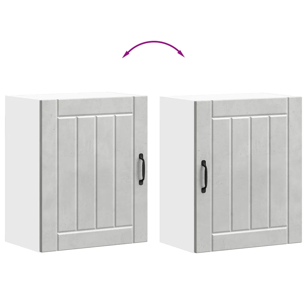 Pensile da Cucina Lucca Grigio Cemento in Legno Multistrato 853805
