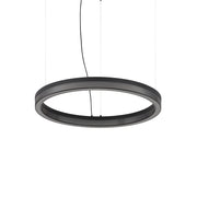 Lampadario A Sospensione Crown 1 Luce Led Integrato Nero