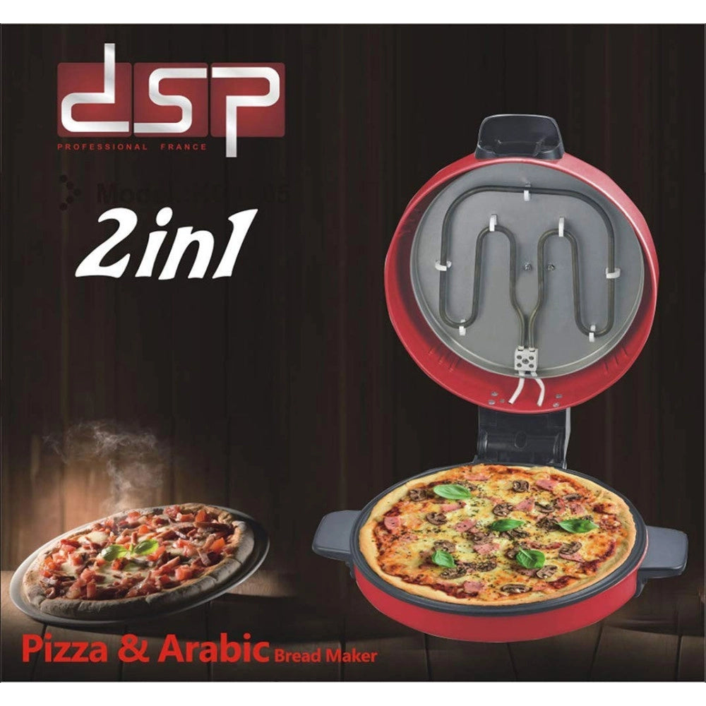 Trade Shop - Forno Cuoci Pizza Elettrico Cucina Regina Fornetto Doppia Cottura 1800watt 30cm -