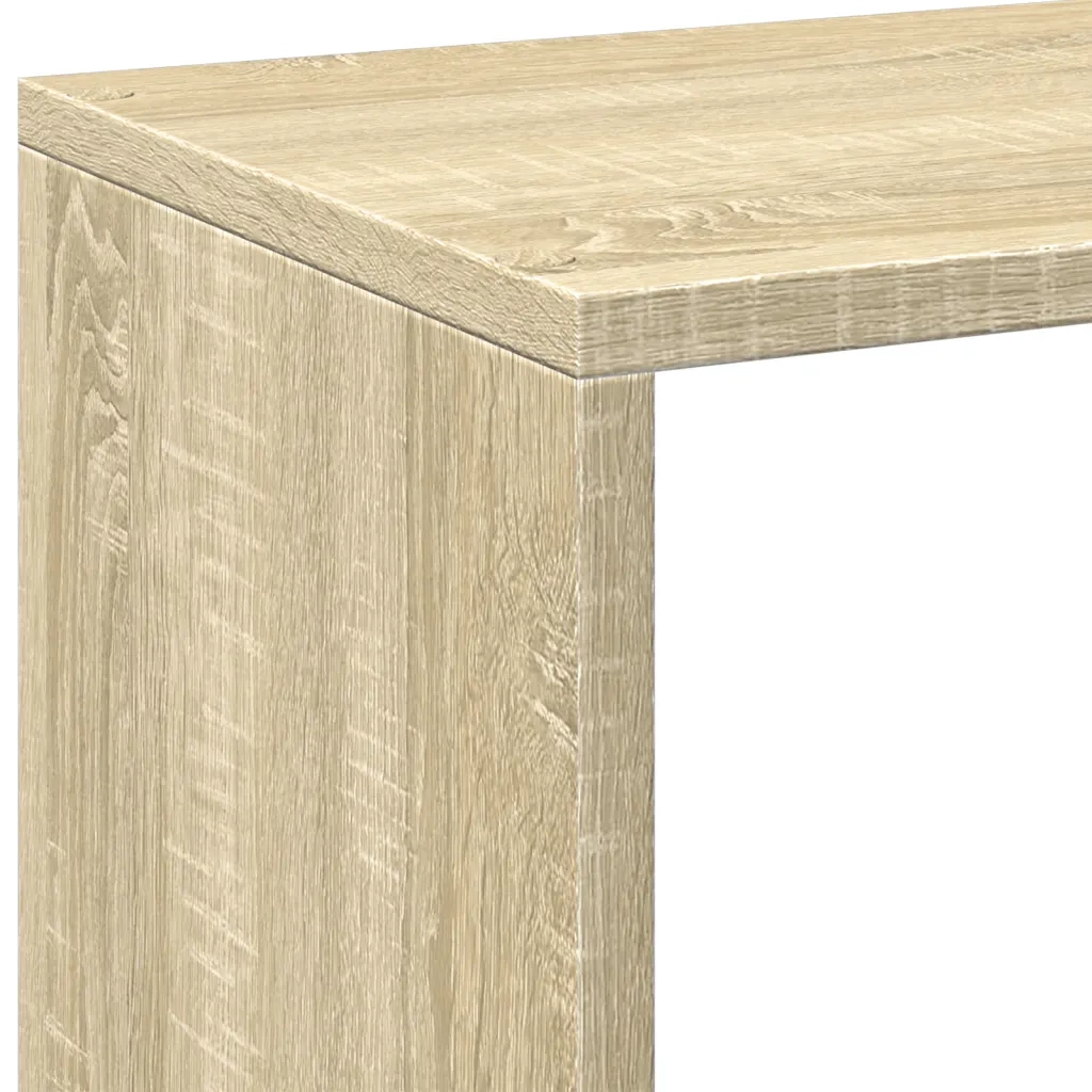 vidaXL Libreria Divisorio Rovere Sonoma 69,5x29x69,5 cm in Truciolato