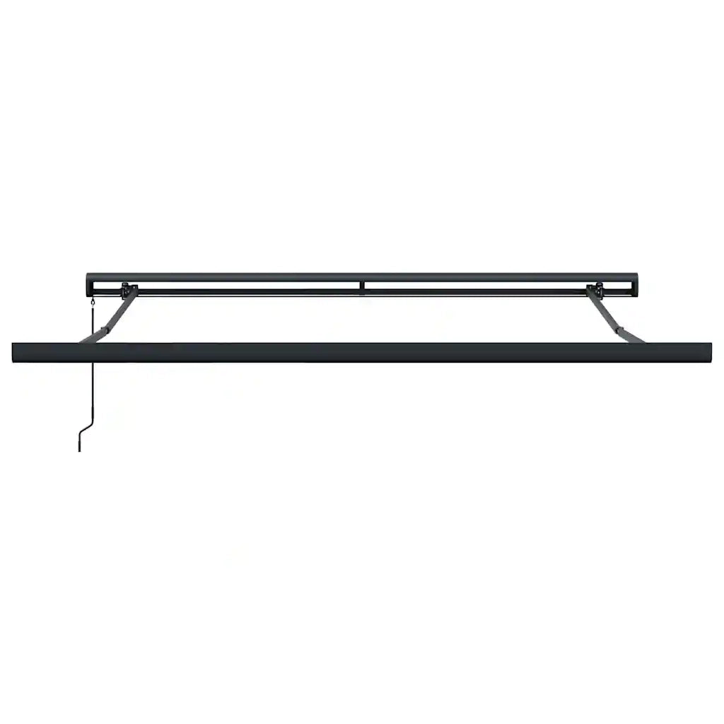 Tenda Retrattile Arancione Marrone 3,5x2,5m Tessuto e Alluminio 3154567