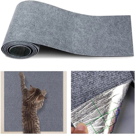 Krabmat per gatti autofissante, krabplank per gatti, krabwand per gatti, krabplank (30 * 100 cm)