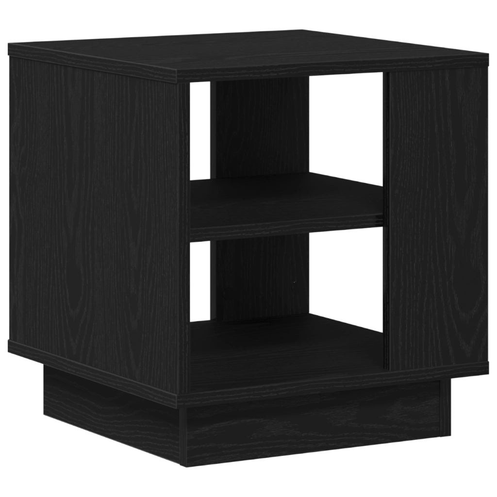 Tavolino da caffÃ¨  Nero Rovere 40x40x43 cm in Legno ingegnerizzato