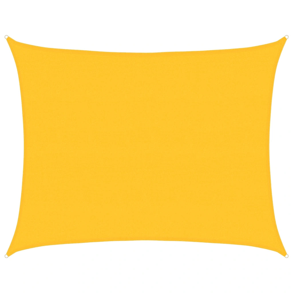 Vela Parasole 160 g/mÂ² Rettangolare Giallo 6x7 m in HDPE