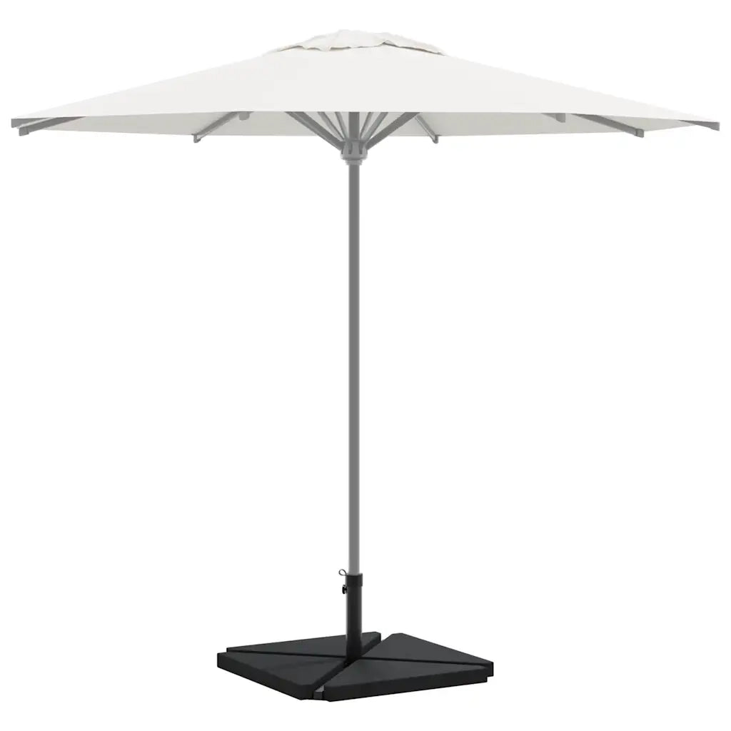 Set Base per Ombrellone da Giardino-Supporto per ombrellone 5 pz in Granito e Acciaio 622352