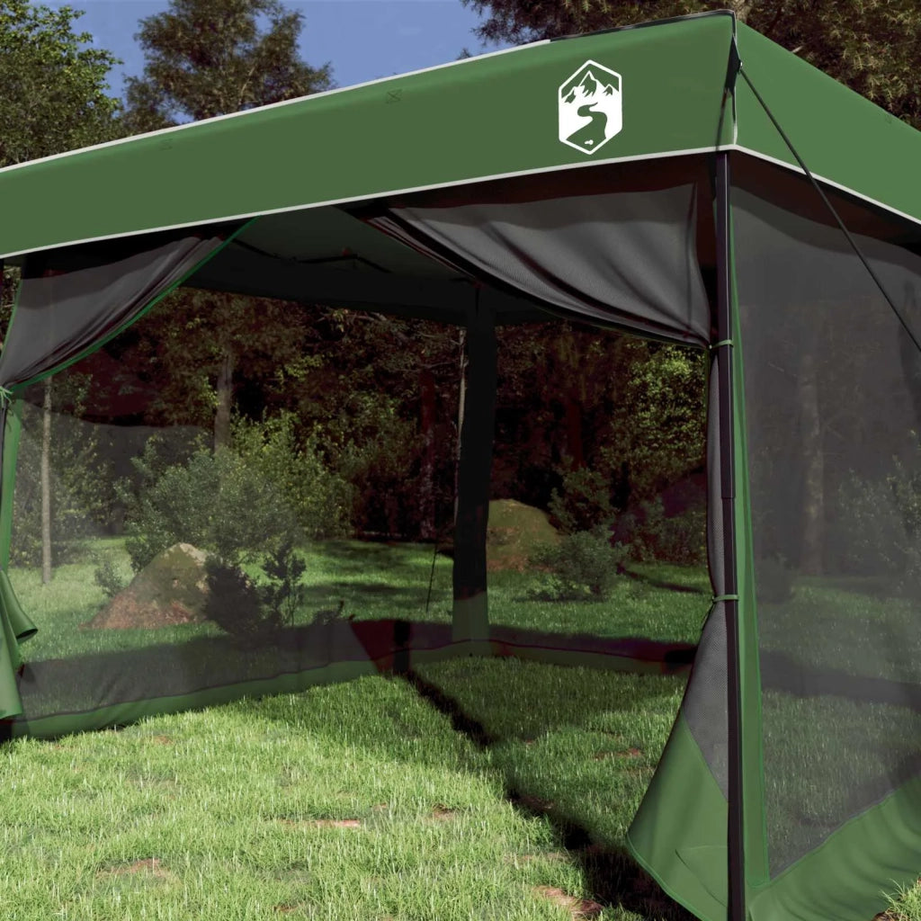 Set di Tende da Campeggio 2 pcs Verde Taffeta e Tessuto 3337174