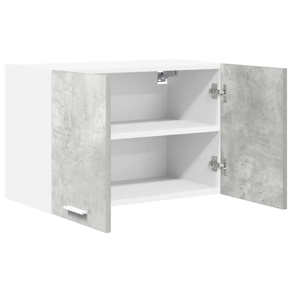 Armadio pensile Grigio Cemento e Bianco 60 x 31 x 40 cm 884168