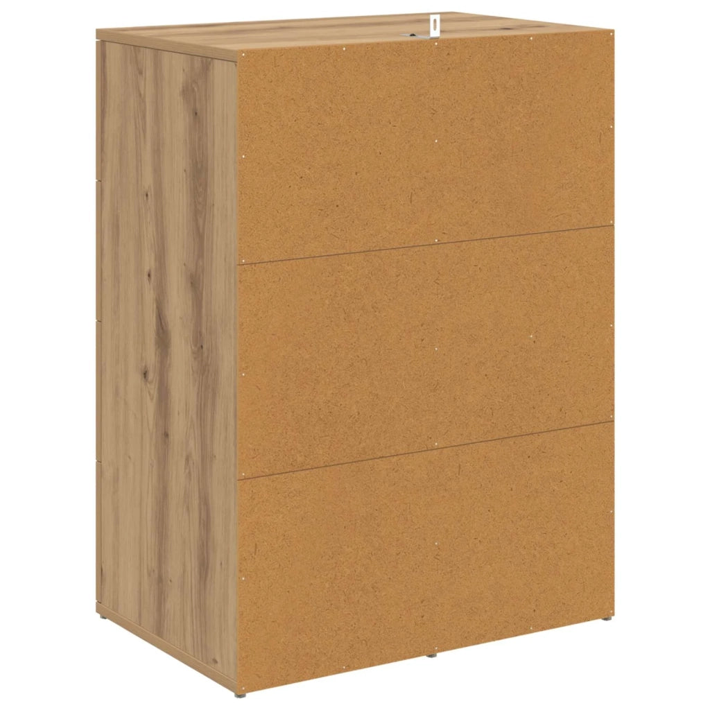 Credenza Rovere artigianale 59 x 39 x 80 cm Legno multistrato