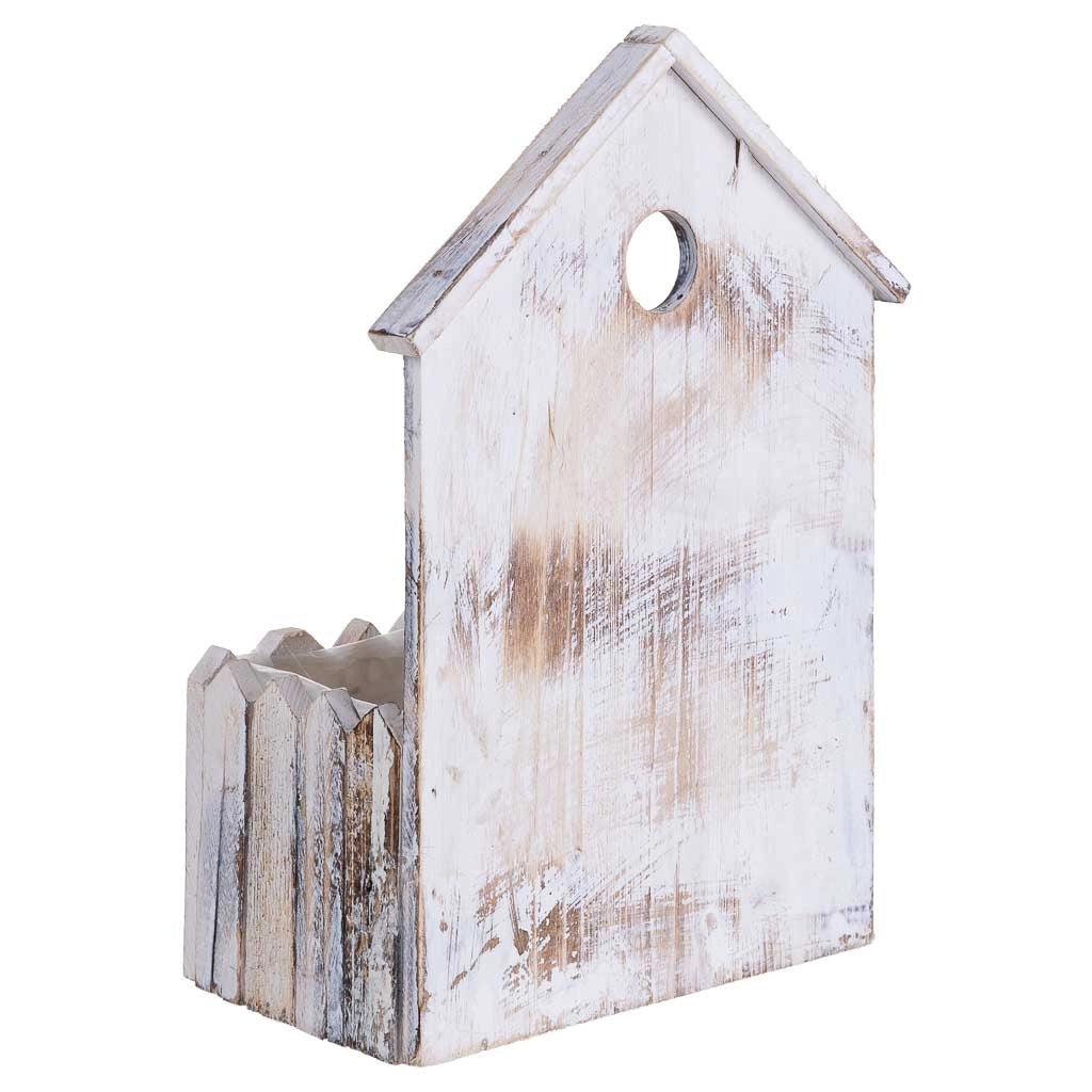 Supporto per fioriera quadrato in legno 21x10x29/10H cm
