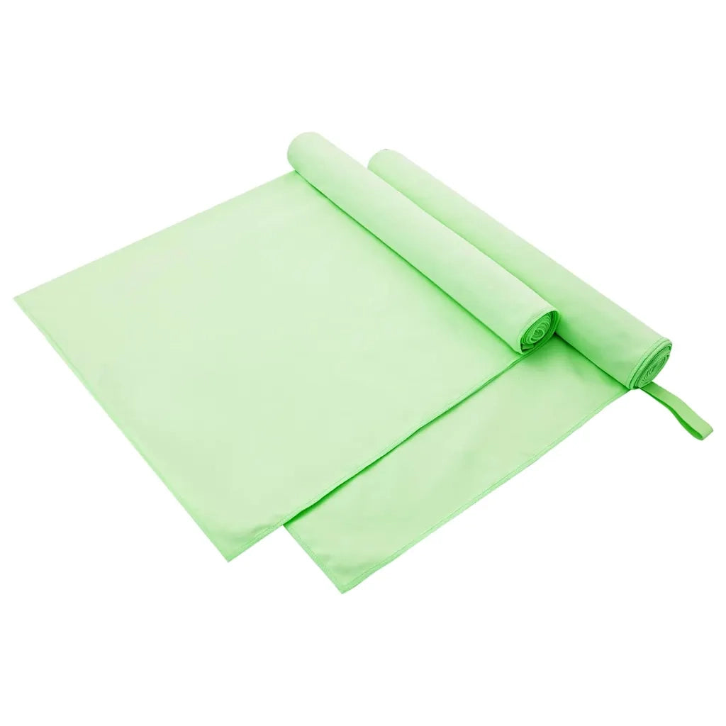 Asciugamani Sportivi 2 pz | Teli per bagno Verde 180 x 90 cm