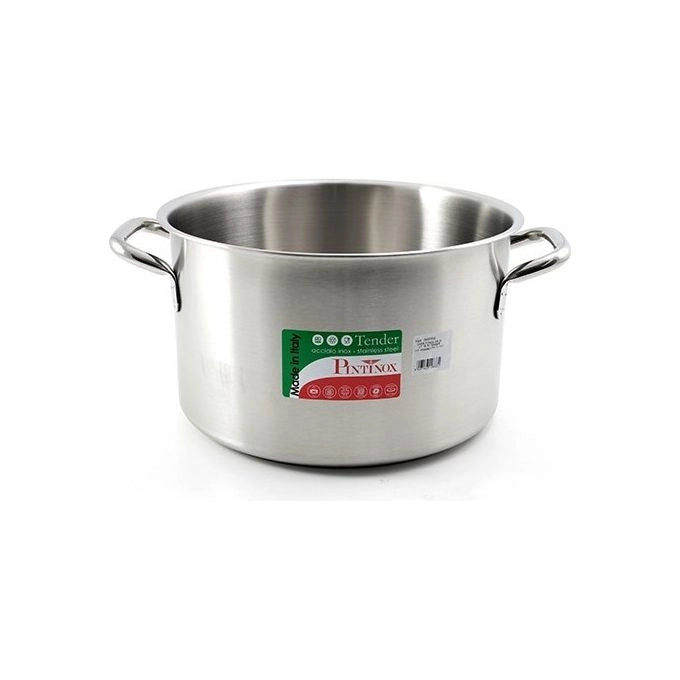 Casseruola alta per induzione con 2 manici in acciaio Inox Diametro 32
