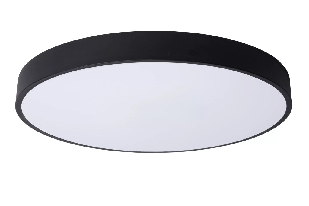 Plafoniera LED Lucide UNAR 50cm 36W nera dimmerabile