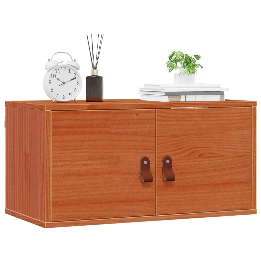 Armadietto a muro Marrone cerato 60 x 30 x 30 cm Pino massello 869942