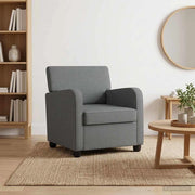 Poltrona Grigio Scuro Tessuto 42043394