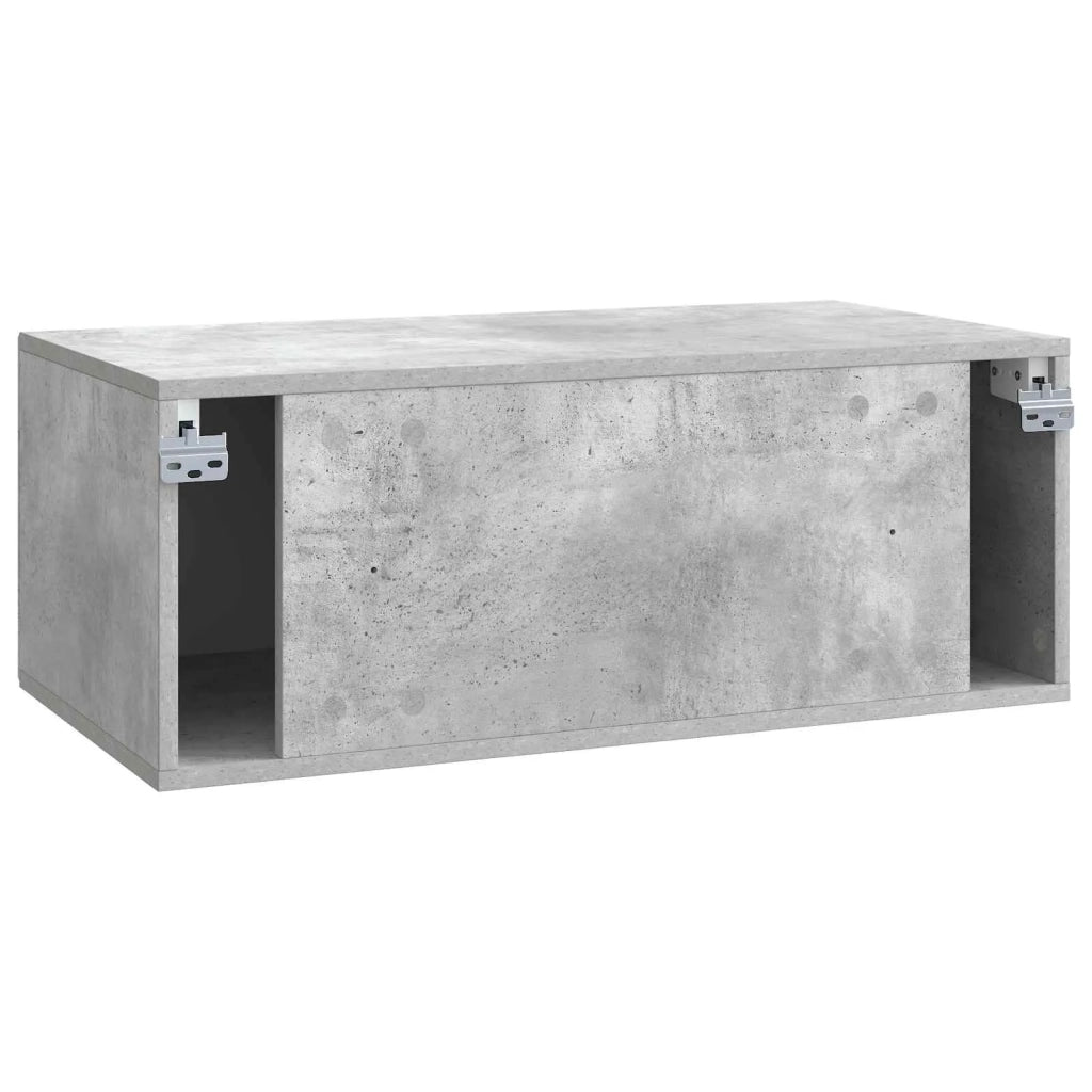 Mobile Porta TV da Muro Grigio Cemento 78,5 x 41 x 30 cm
