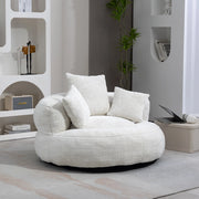 POLTRONA lounge in ciniglia 108x108x52 cm beige