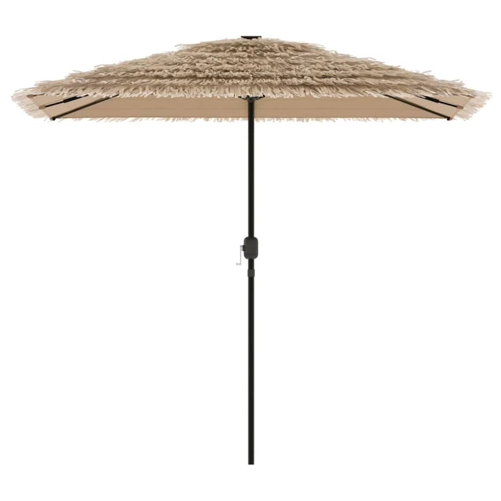 Ombrellone da giardino in poliestere marrone 248 x 248 x 248 cm protezione UV e pioggia stile moderno 02_0056385