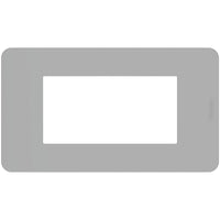 Placca Bticino MatixGO 4 moduli grigio JA4804JG