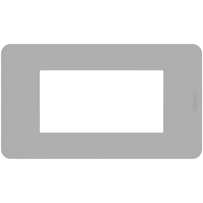 Placca Bticino MatixGO 4 moduli grigio JA4804JG