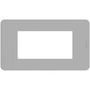 Placca Bticino MatixGO 4 moduli grigio JA4804JG