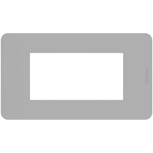 Placca Bticino MatixGO 4 moduli grigio JA4804JG