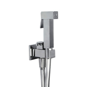 Set doccetta wc con rubinetto di chiusura, tutto quadrato