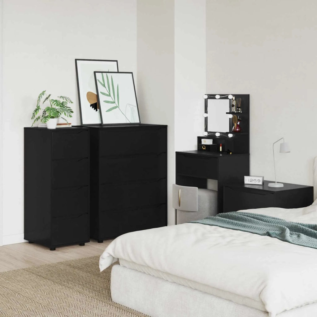 Armadio Nero 40 x 48 x 105 cm Legno multistrato 888898