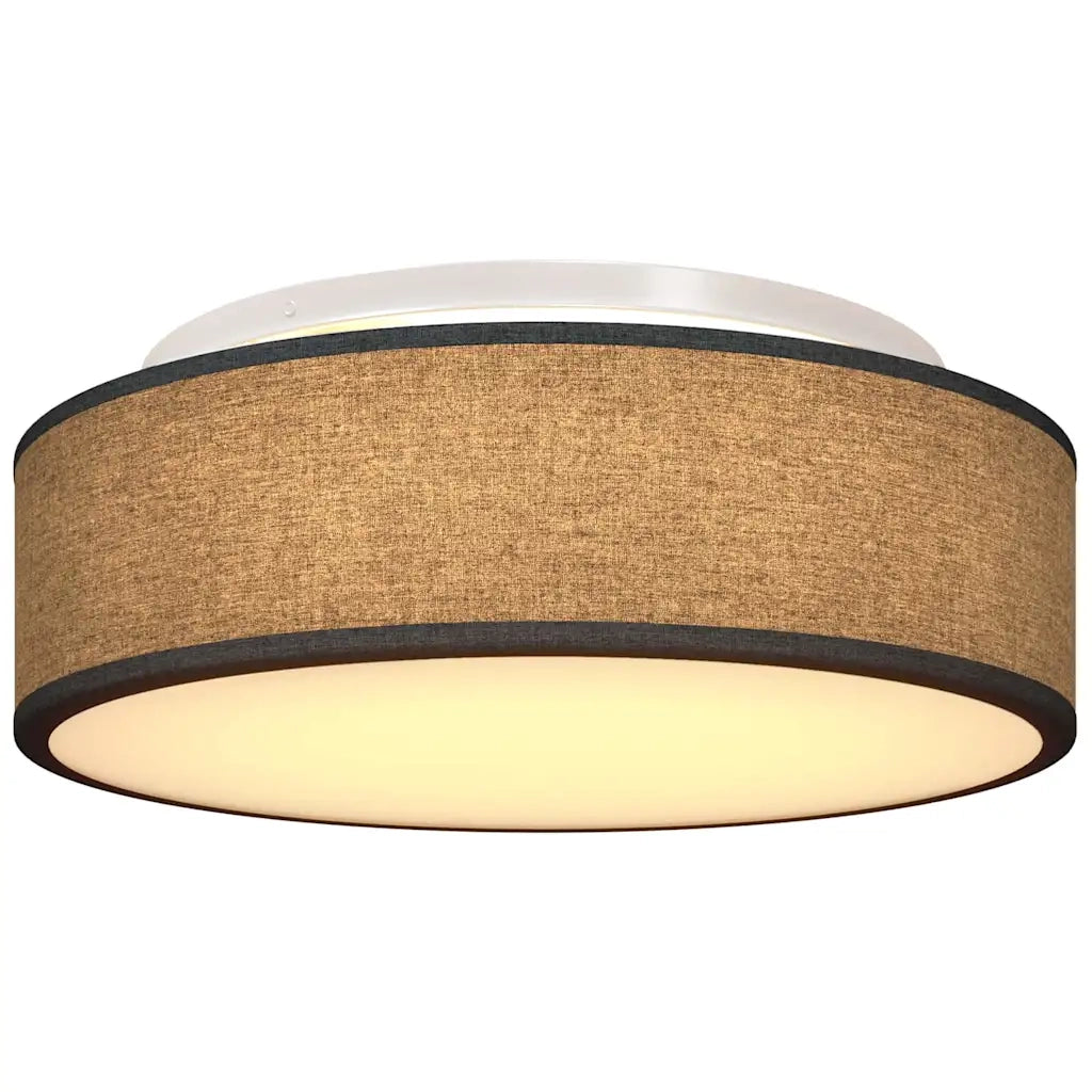 Lampada da soffitto Nero 38 x 38 x 13,5 cm Tessuto CFW2462339