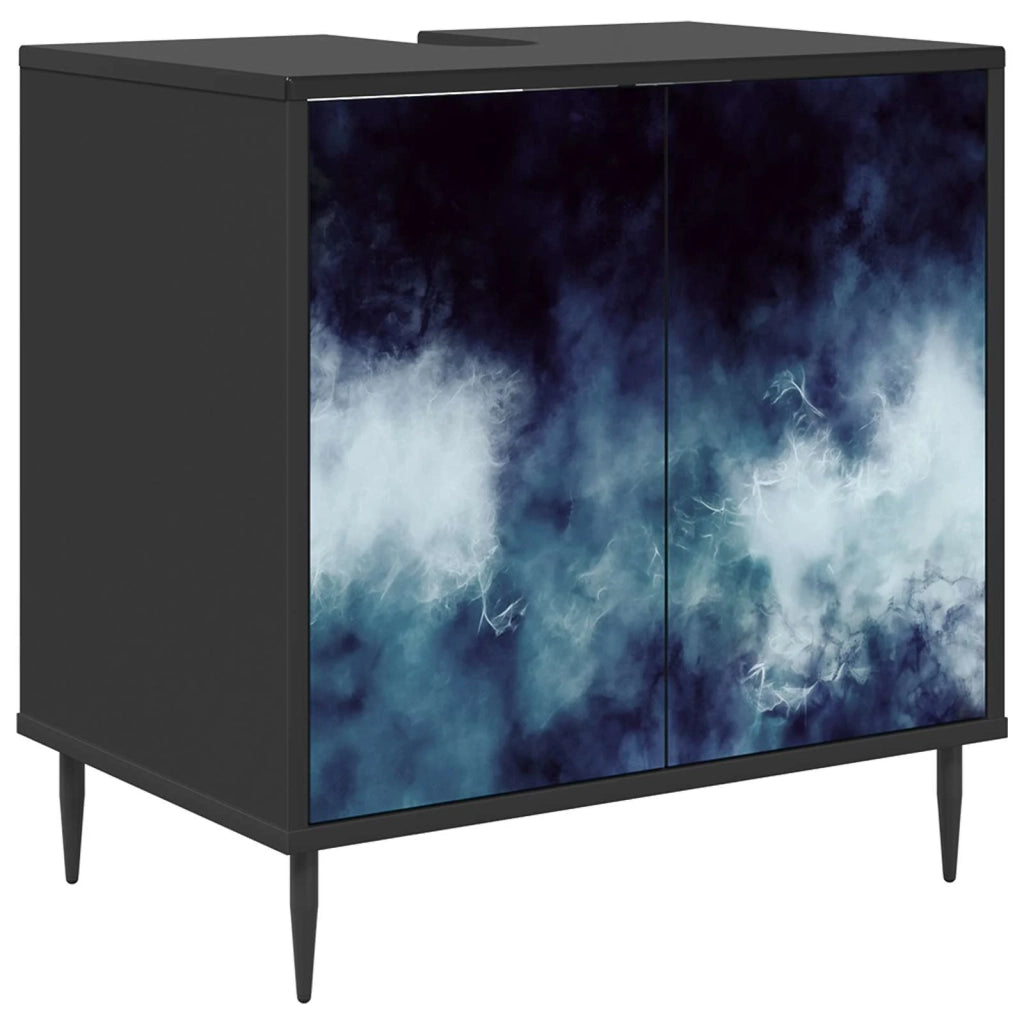 Mobile da Bagno RAALTE Rovere Nero 60 x 40 x 61 cm 8007412