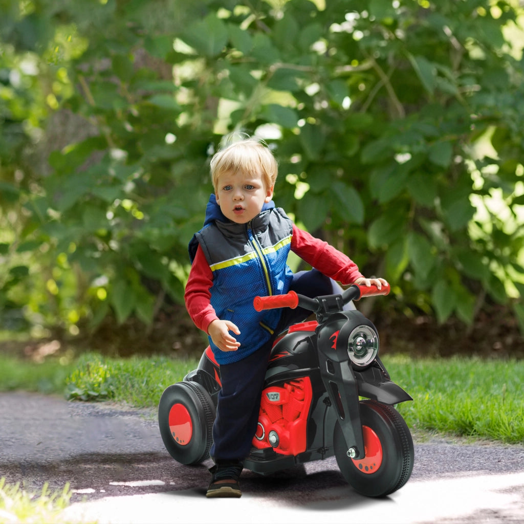 Moto Elettrica Bambini con Funzione Bolle e Musica ¨C zephmum ¨C Rosso