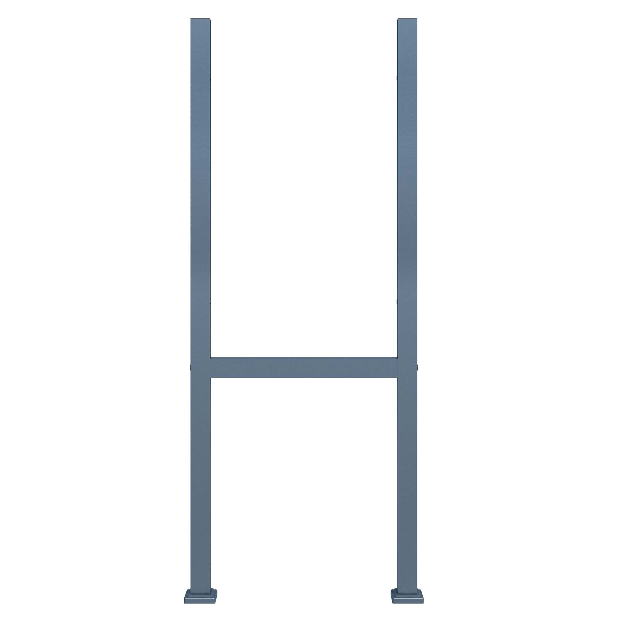 Toboli Supporto per cassetta della posta per pacchi Antracite Stand con 2 pali Base