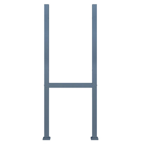 Toboli Supporto per cassetta della posta per pacchi Antracite Stand con 2 pali Base