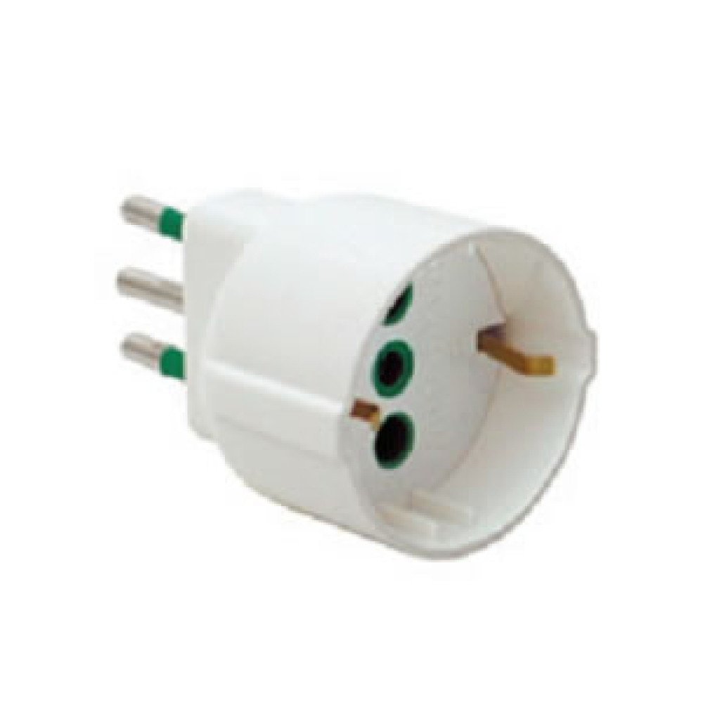 Fanton adattatore da s11(10a) a 1p30(16a) bianca 82120 b08ltqtly