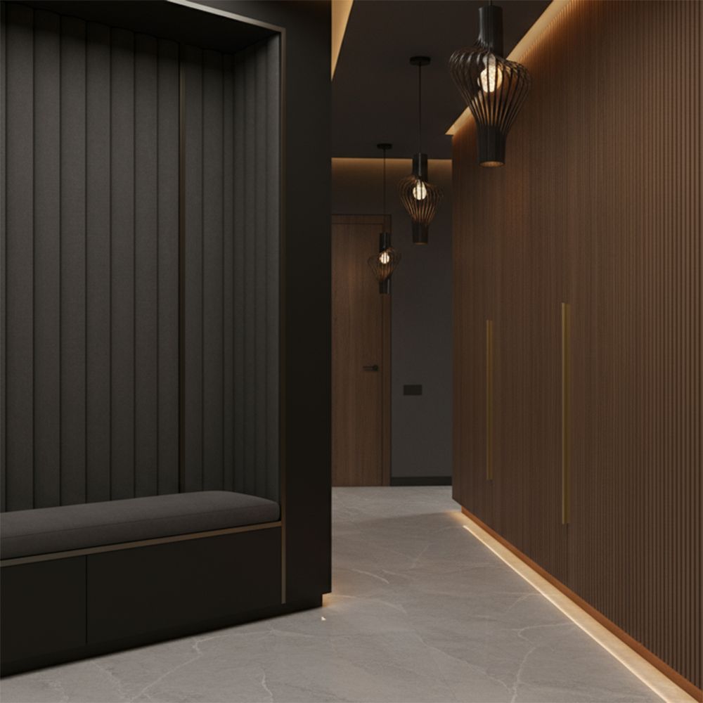 Lampada Da Soffitto Geometrico Nero APP484-1CP