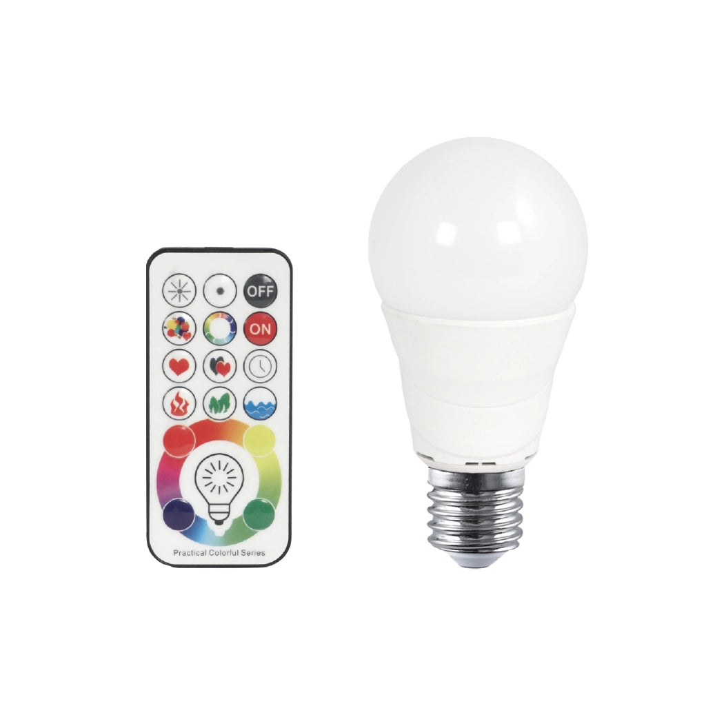 Lampadina led con attacco tradizionale E27 RGBW 5W