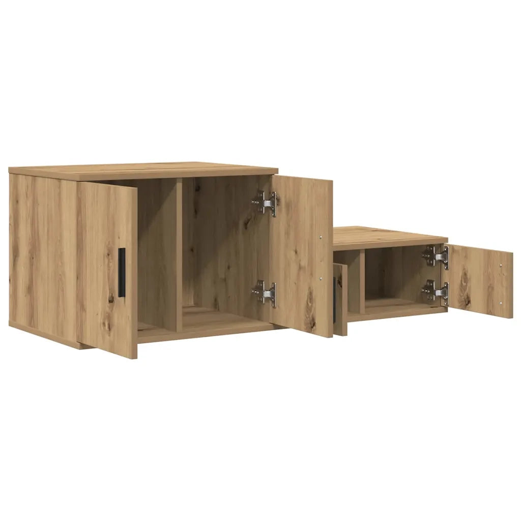 Armadio 2 pcs Rovere artigianale 103 x 41 x 40 cm 866682