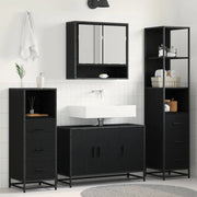 Set di mobili per il bagno con cassetto 3 pcs Legno vecchio 3402453