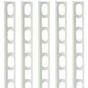 Profili in alluminio verniciato colore bianco luna 103 a l per finitura parete proangle *** pezzi 5 pz, confezione 1