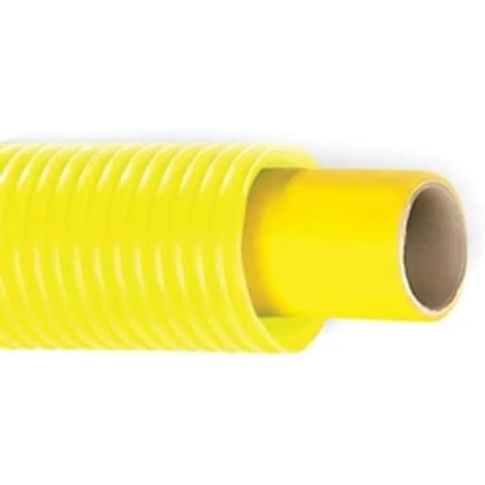 Tubo multistrato per gas con guaina corrugata gialla-diam. 16 x
