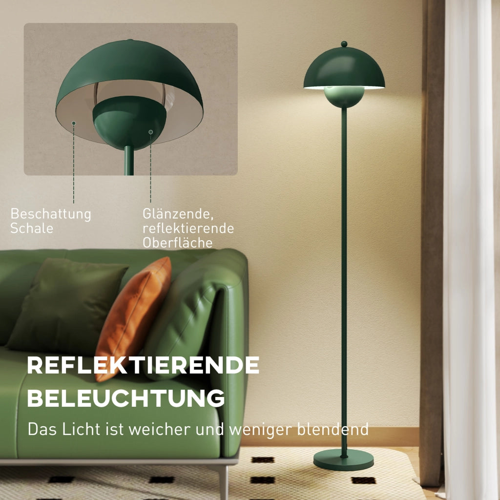Lampada da terra ¨C zephmum ¨C Verde, Stelo in acciaio, 150 cm