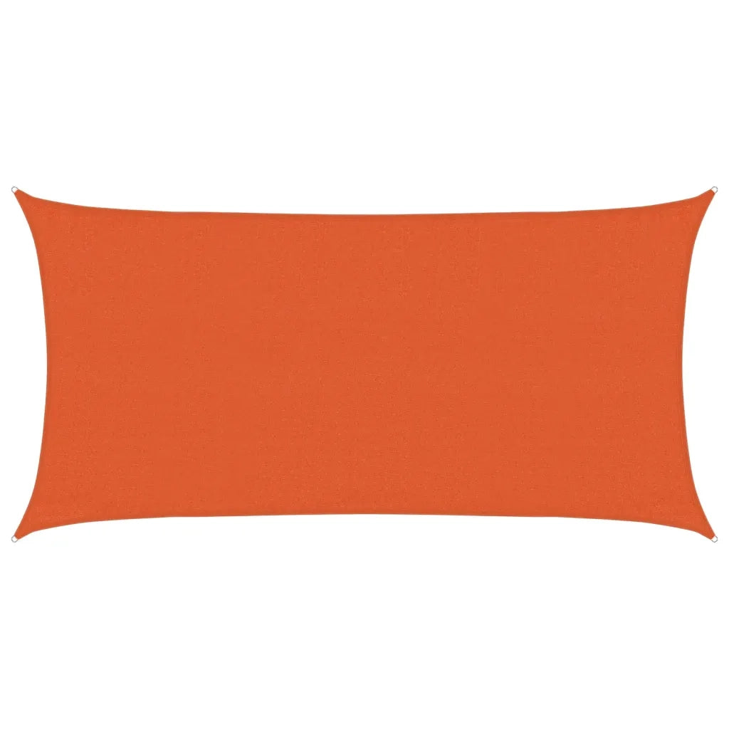 Vela Parasole 160 g/m² Rettangolare Arancione 3x6 m in HDPE 311680