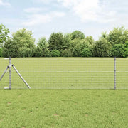 Palo della recinzione 52 pcs Grigio 3,2 x 3,2 x 120 cm