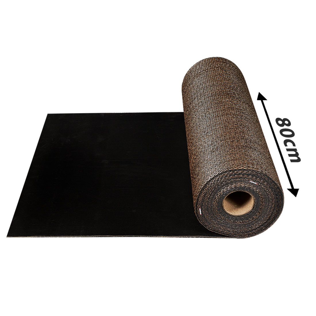 Tappeto vinilico di alta qualità marrone scuro 80x1200